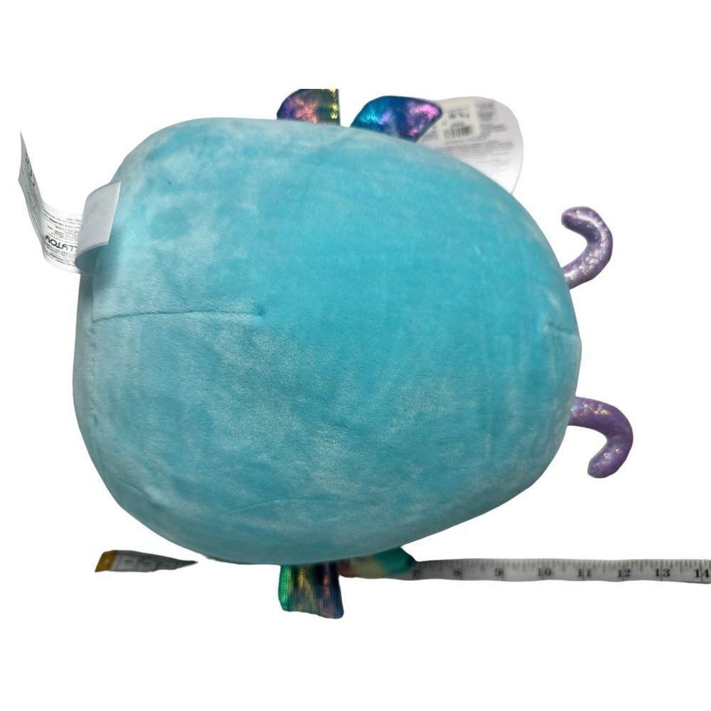 Squishmallows Heather the Dragonfly 8 Inch Teal Blue Purple Plush Stuffed Animal - Picture 6 of 6